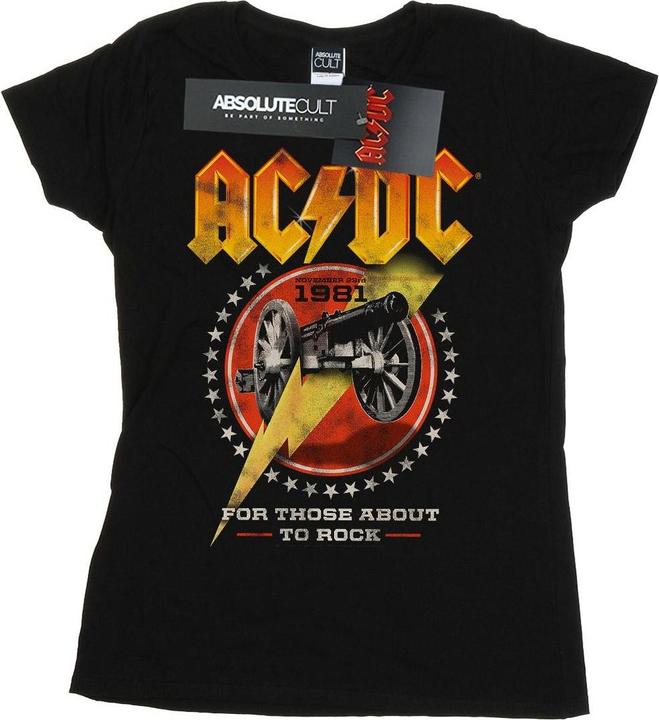 AC/DC TShirt aus Baumwolle diejenigen die 1981 rocken wollen
