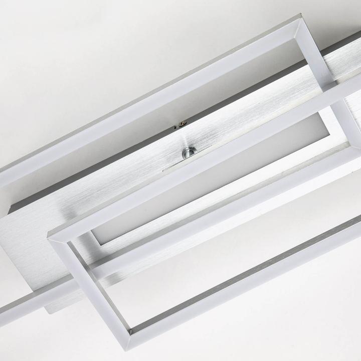 Actual product image Briloner LED ceiling light, brushed aluminum, LED/40W (4400 lm)