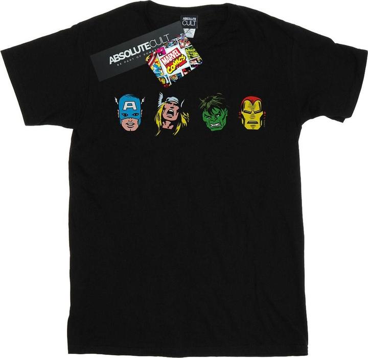 Image du produit - T-shirt AVENGERS COMIC HEADS - Homme (4XL)