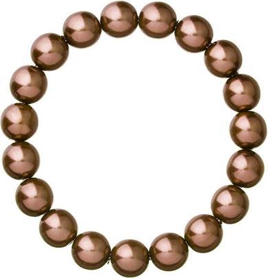 Image du produit Evolution Group Bracelet élégant en perle 56010.3 marron