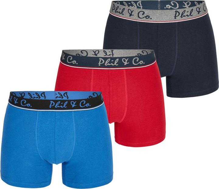 Immagine prodotto Phil & Co. Berlin Maglia Boxer Retrò Core (M, confezione da 3)