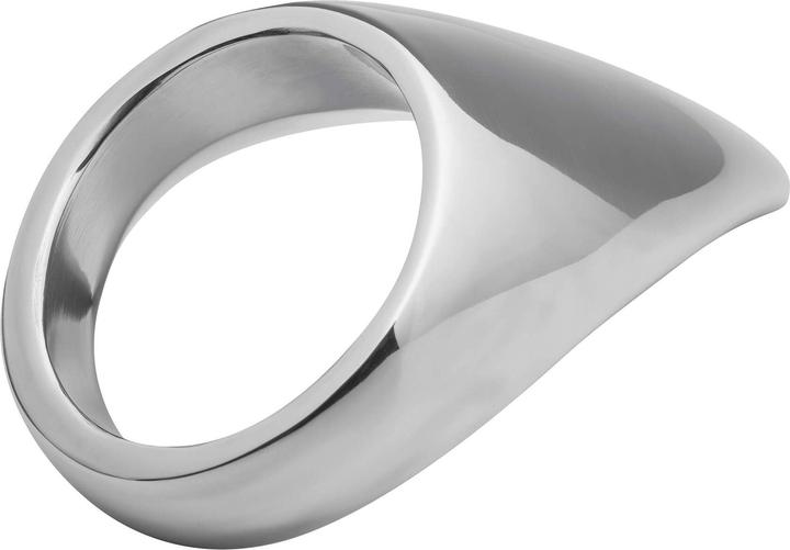 Actual product image Malesation Metal Teardrop Cock Ring (5 cm)