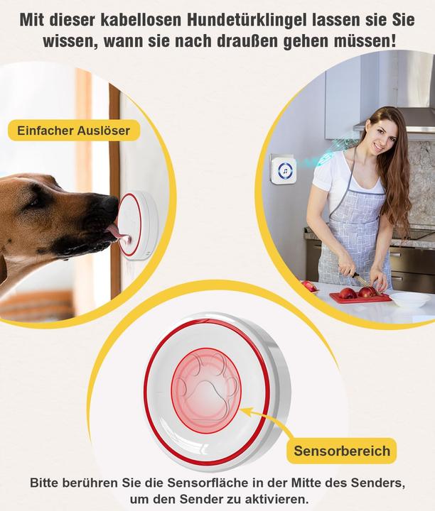 Produktbild ChunHee Katzen- und Hundeklingel (Kabellos)