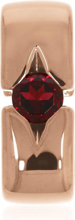 Image du produit Xen Pendentif avec rhodolite de 5 mm env. 0,54 ct. plaqué or rose (Argent sterling 925)