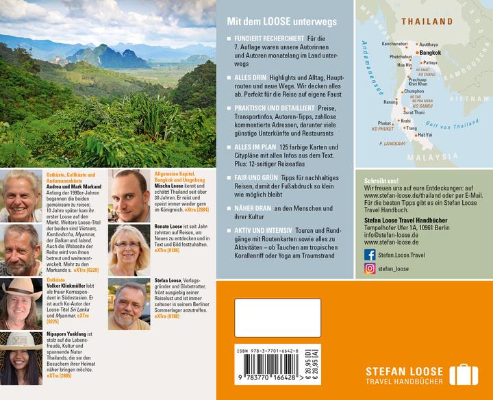 Produktbild Stefan Loose Reiseführer Thailand, Der Süden (Deutsch, Renate Loose, Stefan Loose, Markus Markand, Moritz Jacobi, Volker Klinkmüller, Mischa Loose, Andrea Markand, 2024)