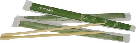 Produktbild Papstar Essstäbchen, einzeln gehüllt (50 x)