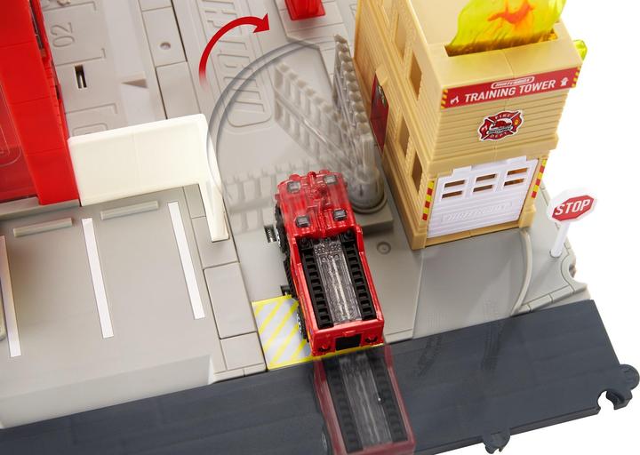 Actual product image Matchbox Fire station playset