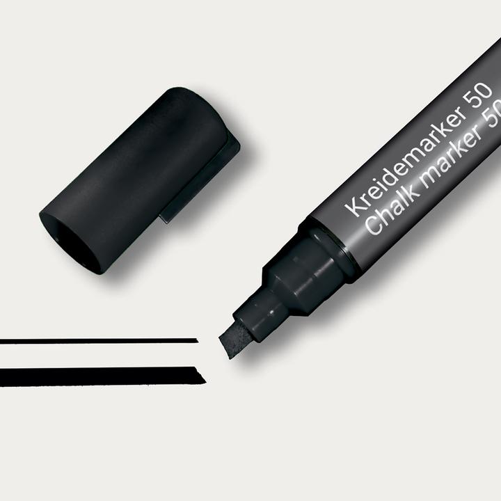 Produktbild Sigel Kreidemarker 1-5 mm schwarz (Schwarz, 1 mm, 1 x)