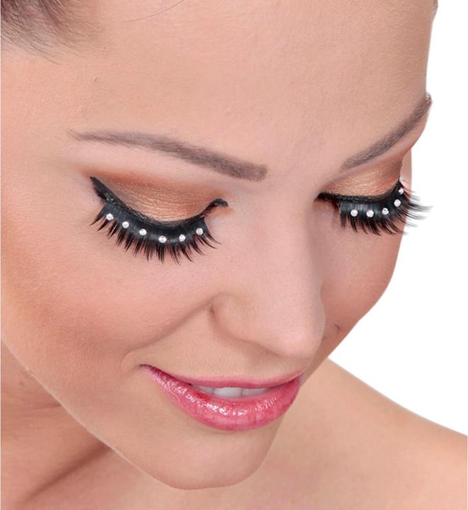Actual product image Widmann Pointed eyelashes rhinestones (Artificial eyelashes)