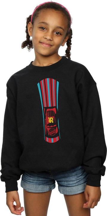 Produktbild Disney Cars Lightning McQueen Stripes Sweatshirt Mädchen (140, 146)