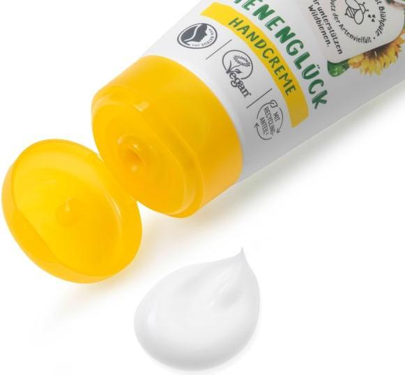 Produktbild dm alverde Handcreme Bienenglück Bio-Sonnenblume, Bio-Olivenöl