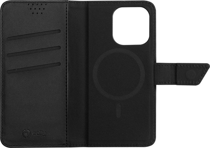 Produktbild Celly Wallymag, Wallet case, Apple, iPhone 14 Pro, 15.5 cm (6.1"), Black (Apple iPhone 14 Pro)