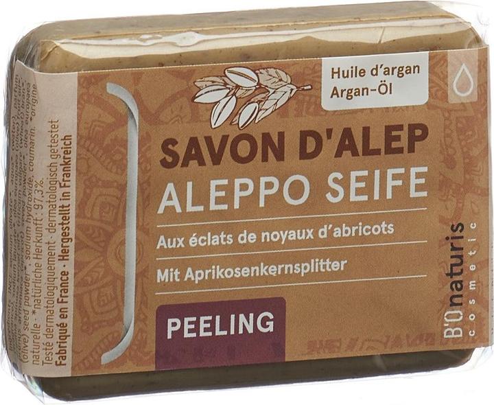 Actual product image B'Onaturis ALEPPO Soap Laurel Oil Scrub with Argan Oil (hand peeling)