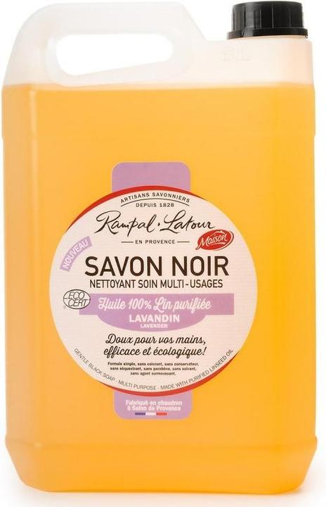 Produktbild Rampal Latour Schwarze Flüssigseife Lavandin 5L (Flüssigseife, 5000 ml)