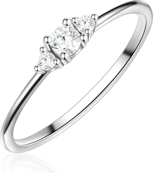 Image du produit Glanzstücke München Femme argent sterling zirconium argent - 23804 (60, Argent 925)