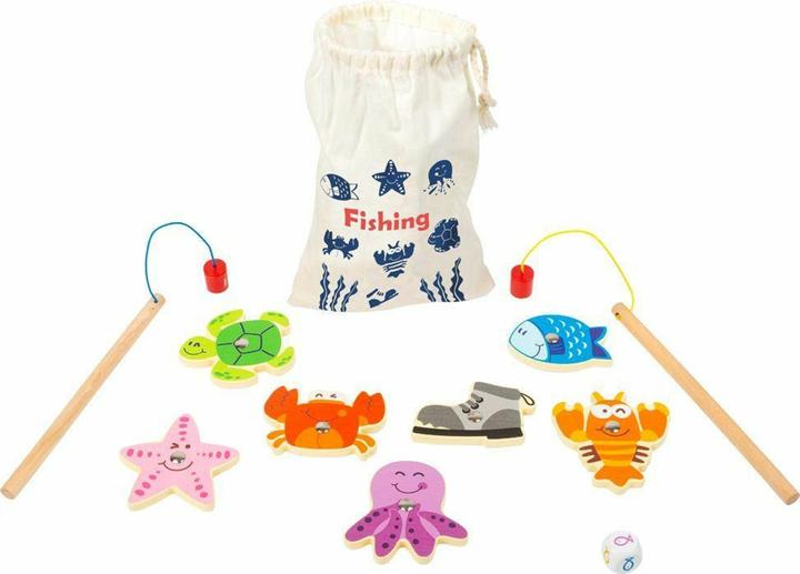 Actual product image small foot Fishing Fish fishing Travel game (German)