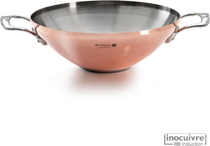 Actual product image de Buyer Prime Matera (32 cm, Wok, Stainless steel, Copper)
