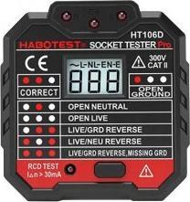 Produktbild Habotest HT106D Steckdosentester (CAT II 300V)
