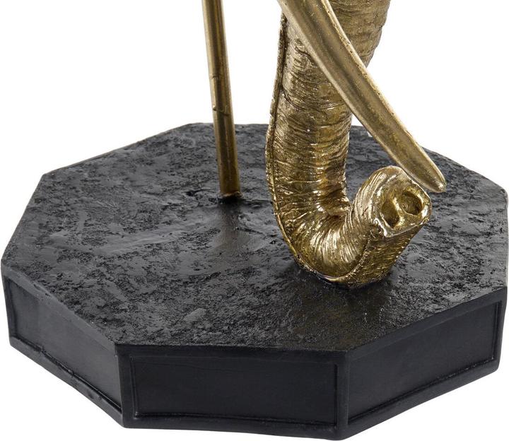 Actual product image DKD Home Decor Decorative figurine Black Gold Elephant Oriental 60 x 36 x 73 cm