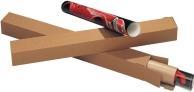 Actual product image Brieger Shipping roll in square cover 462/10, 62x10 cm, brown (62 x 10 cm, 1 x)