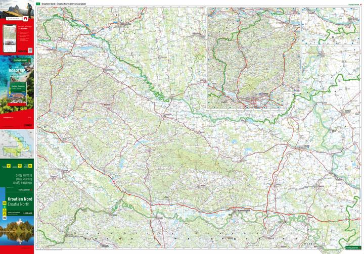 Produktbild Kroatien, Strassenkarten-Set 1:200.000