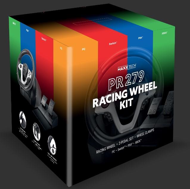 Produktbild Maxx Tech PR 279 Racing Wheel Kit (Switch, PS4, PC)