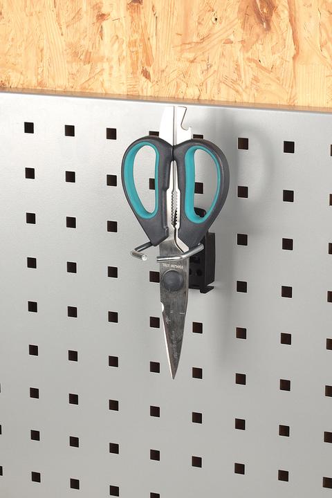 Productafbeelding wolfcraft wolfcraft 5 geperforeerde wandlushaken 35x35mm WSS