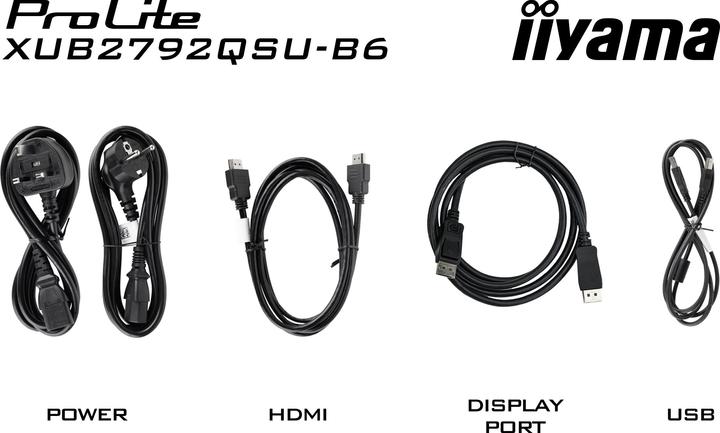 Actual product image iiyama XUB2792QSU-B6/27" Business WQHD ETE IPS (2560 x 1440 pixels, 27")