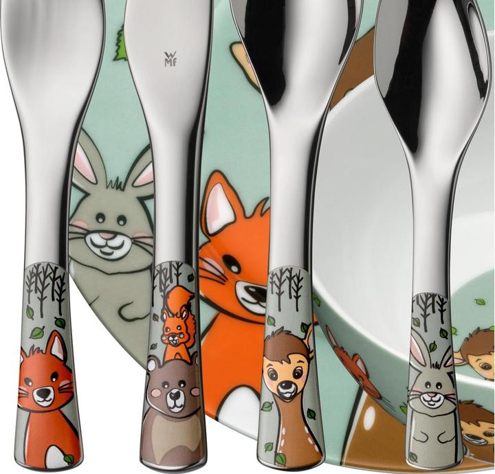 Produktbild WMF Kinderbesteck-Set Waldfreunde, 4-teilig