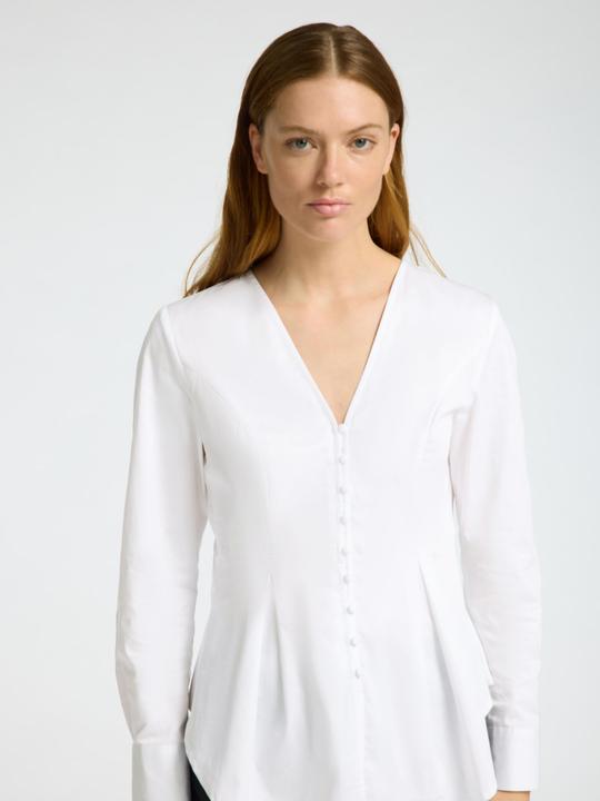 Actual product image Selected Femme Tailored long sleeve shirt (40)