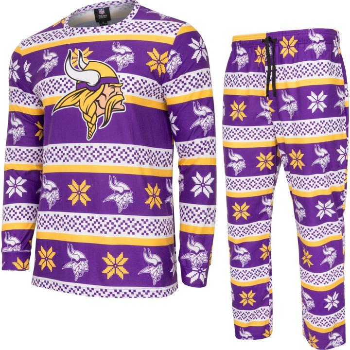 Actual product image Foco NFL Winter XMAS pyjamas Minnesota Vikings - L (L)