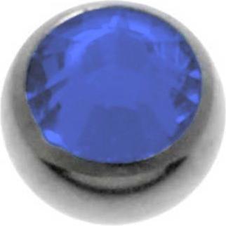 Produktbild Bijouteria 1.2mm Titan Piercingteil (Swarovski Kristall, Titan)