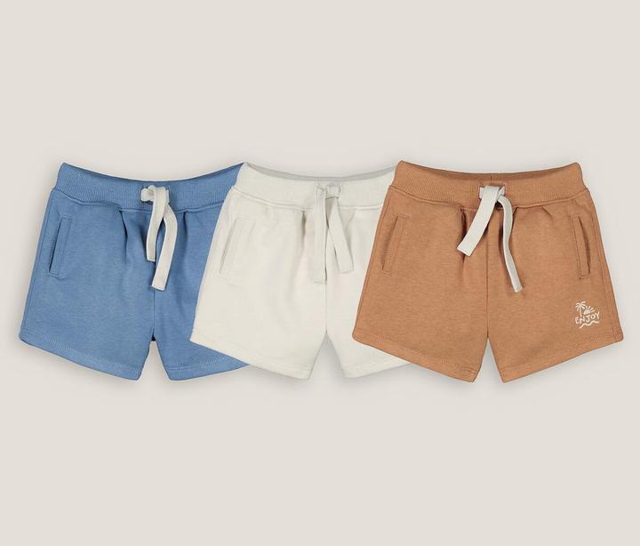 La Redoute Collections 3er-Pack Shorts aus Sweatware