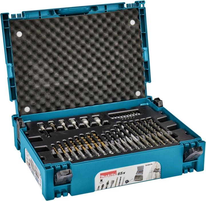Makita B-69478 (4, 5.0, 5.5, 6.5, PH0, PH1, PH2, PH3, PZ0, PZ1, PZ2, PZ3, HEX3, HEX4, HEX5, HEX6, T10, T15, T20, T25, T30, T40, 8 mm, 10mm, 12.0 mm, 13 mm, 3 mm, 3.5 mm, 4 mm, 4.5 mm, 5 mm, 5.5 mm, 6 mm, 6.5mm, 7 mm)