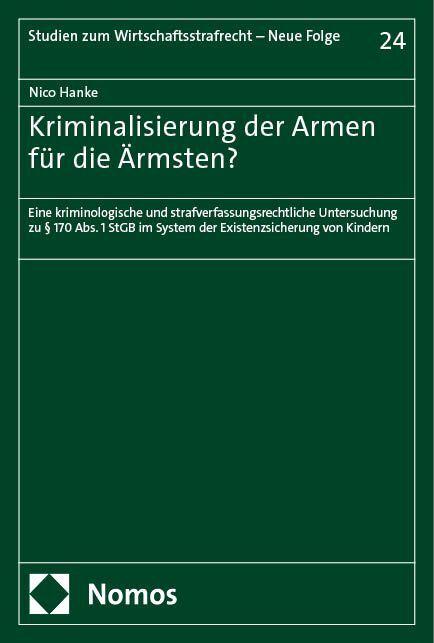 Produktbild Kriminalisierung der Armen für die Ärmsten? (Deutsch, Nico Hanke, 2024)