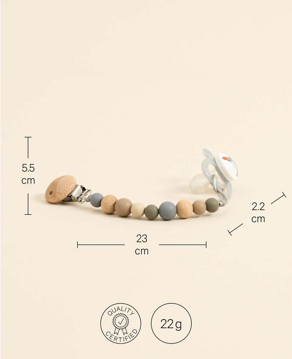 Actual product image Esmée Nuggi chain / pacifier chain (1 x, from birth)