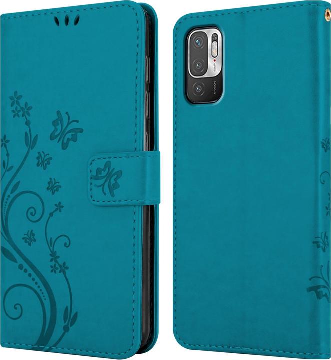 Immagine prodotto Cadorabo Copertina del libro a fiori (Xiaomi Poco M3 Pro 5G, Xiaomi Redmi Nota 10 5G)