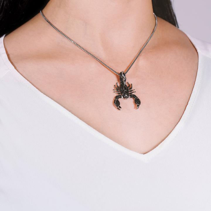 Produktbild Seinerzeit Spike Skorpion Anhänger (Silber 925, Emaille)