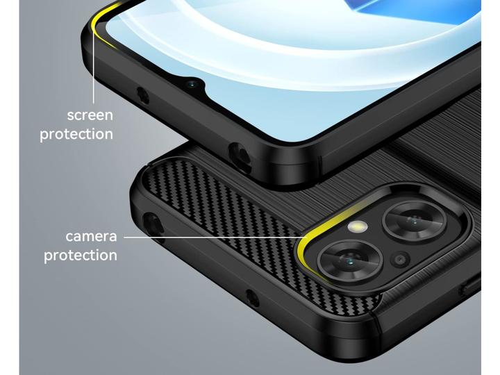 Produktbild Screenguard Xiaomi Poco M5 Hülle Carbon Brushed Soft TPU (Xiaomi Poco M5)