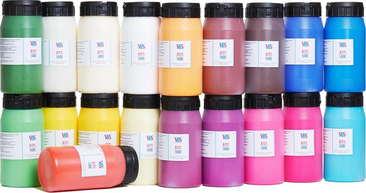 Immagine prodotto VBS Vernice acrilica, 500 ml (Luce verde permanente, 500 ml)