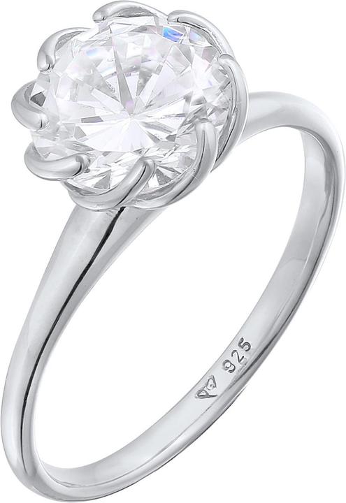 Produktbild Elli Kristall Ring, Verlobungsring (52, 925 Silber)
