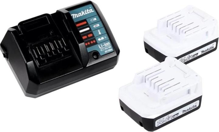 Actual product image Makita DF 347 DWE Cordless drill driver 14.4 V 30 Nm G-series + 2x rechargeable battery 1.5 Ah + charger + (Rechargeable battery operated)