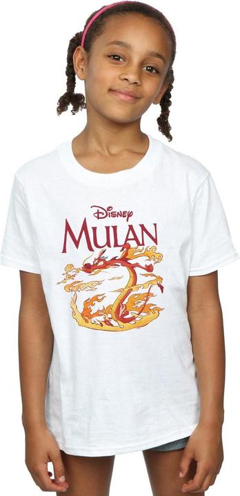Produktbild Disney Mulan Mushu Dragon Fire TShirt Mädchen (152, 158)