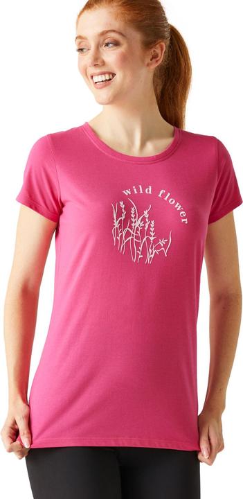 Actual product image Regatta Womens/Ladies Breezed IV Plants T-Shirt (50 D)