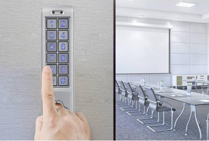 Immagine prodotto Sygonix SY-6421352 Code-Tastatur mit RFID Oberflächenmontage 12 V DC/AC, 24 V D (Scheda chiave, Combinazione numerica elettronica)