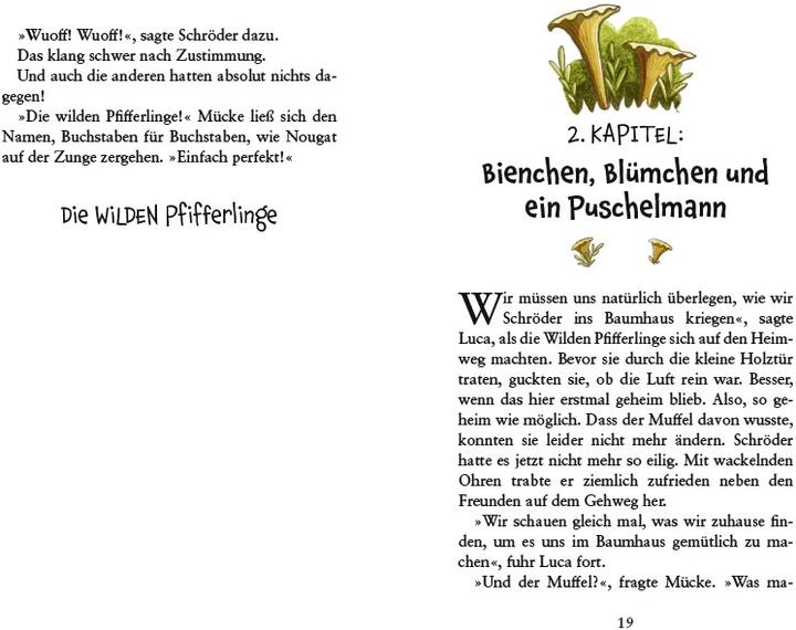 Actual product image Die wilden Pfifferlinge – Dann retten wir eben die Welt! (German, Judith Allert, Caroline Opheys, 2023)