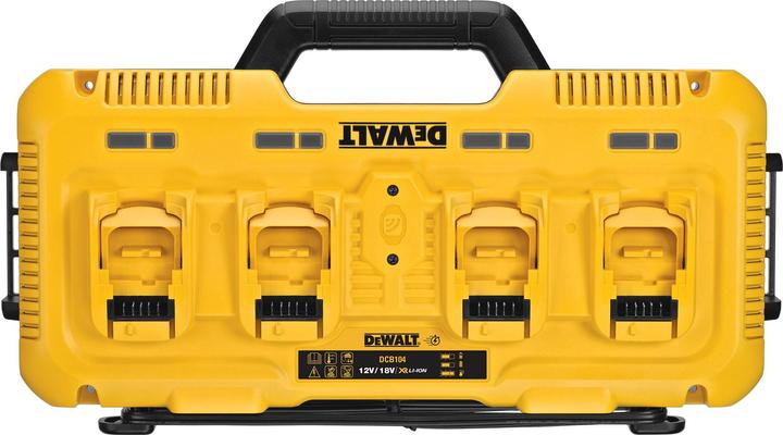 Actual product image DeWalt XR multi-voltage 4-port 8A charger (10.8 V)