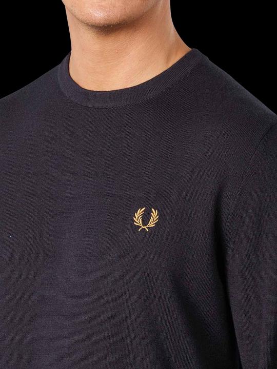 Produktbild Fred Perry Classic Crew Neck Jumper Navy (L)
