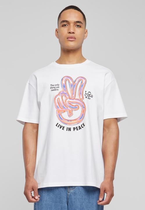 Actual product image Urban Classics Live in Peace Oversize Tee - 18459 (4XL)