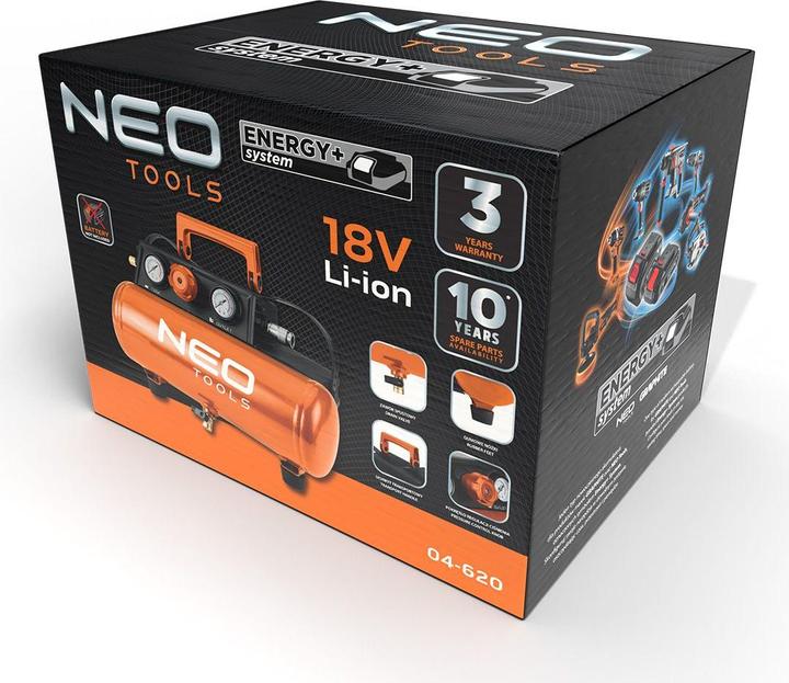 Actual product image No Name Compressor 8 bar 3 8 l (10 bar, 3.80 l)